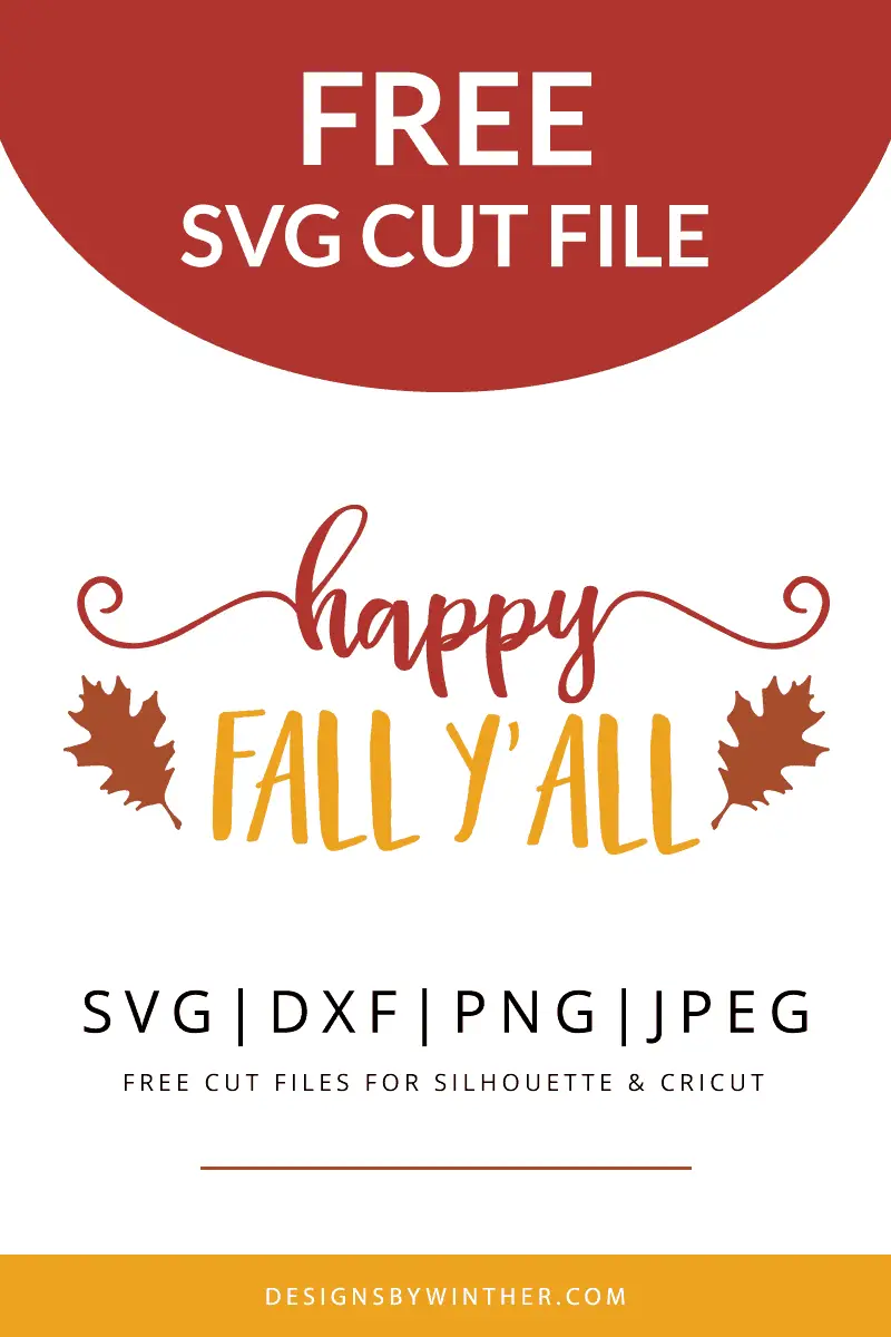Happy Fall SVG PNG EPS DXF Files