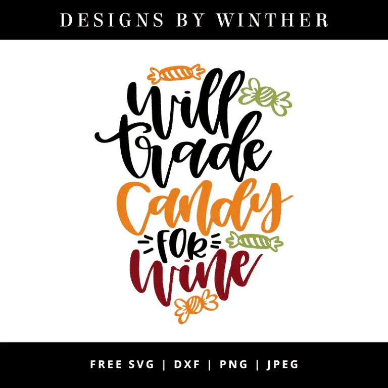 vector clipart. will trade candy for wine