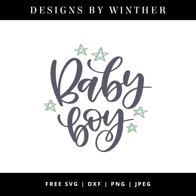 Free Baby Boy Svg Dxf Png Jpeg Designs By Winther