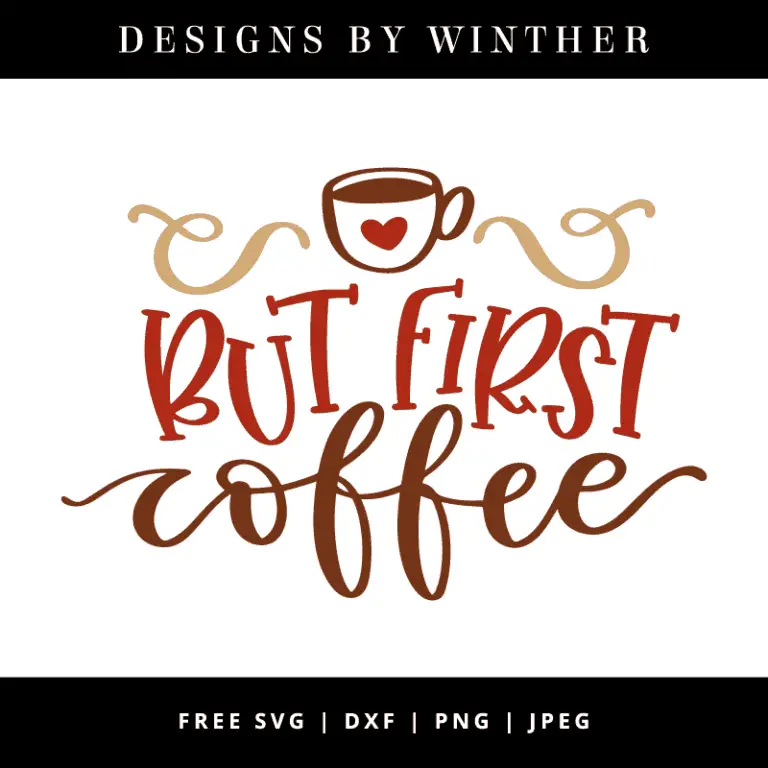 But first coffee svg vector
