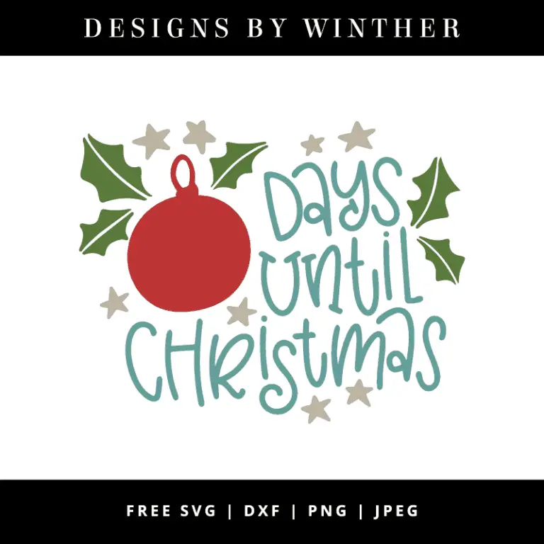 Days until christmas vector art
