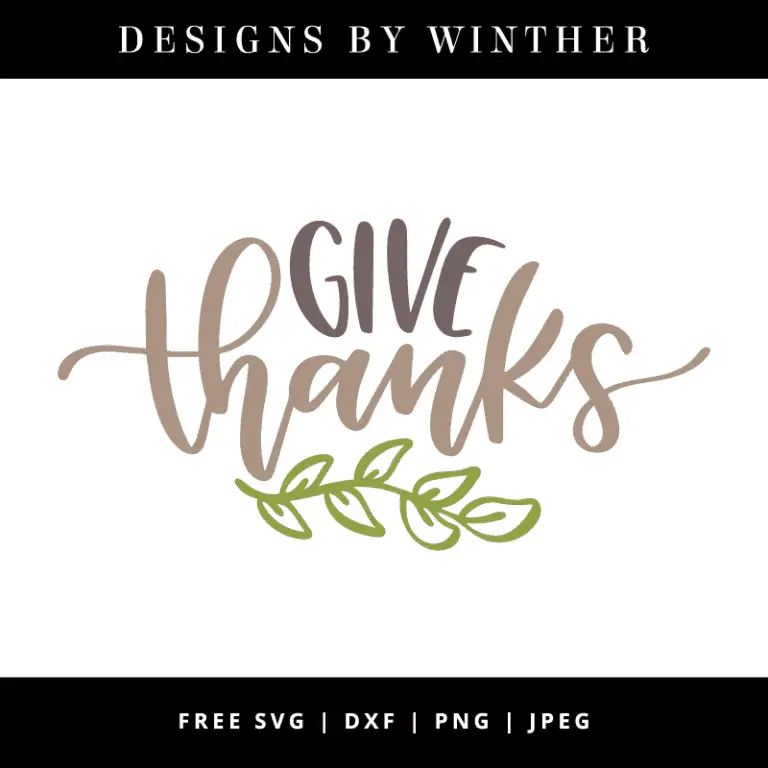 give thanks svg file