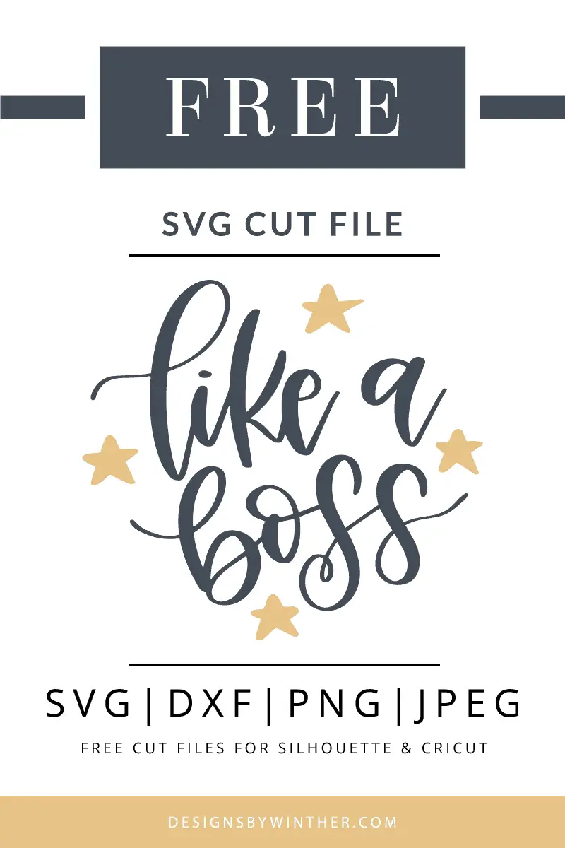 Download Free svg file for silhouette and cricut. Like a boss ...