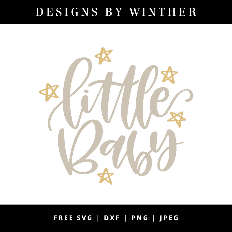 Download Free Little Baby Svg Dxf Png Jpeg Designs By Winther