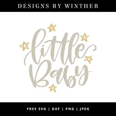 Download Free Little Baby Svg Dxf Png Jpeg Designs By Winther