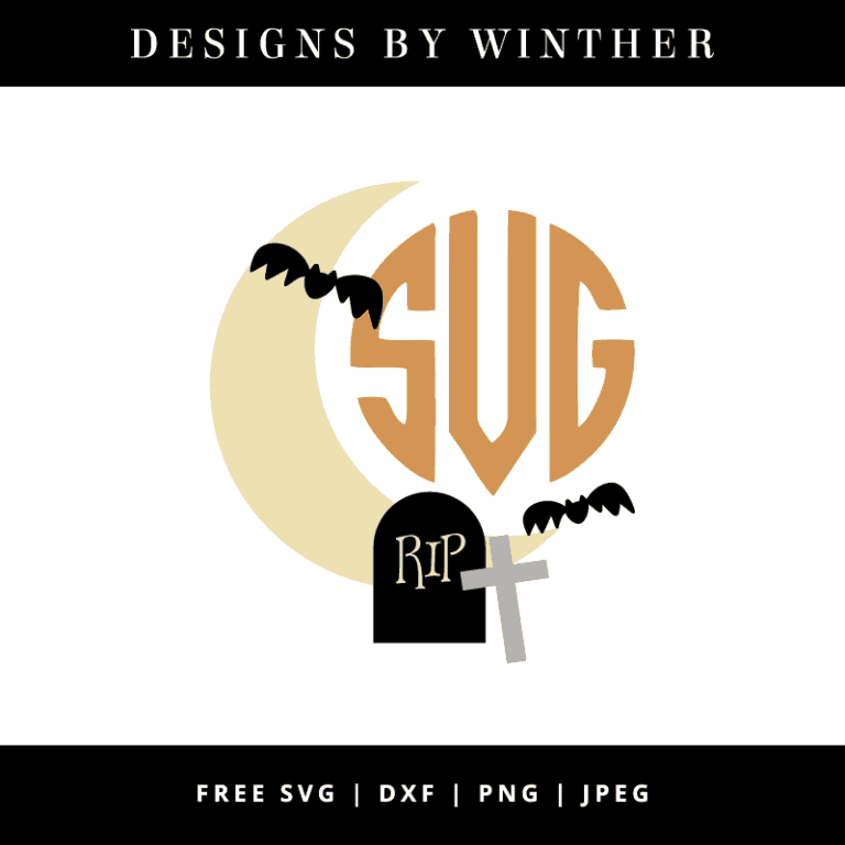 Halloween moon svg file