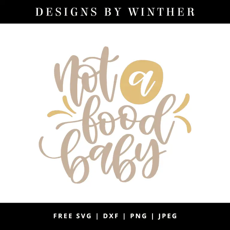 Not a food baby vector art