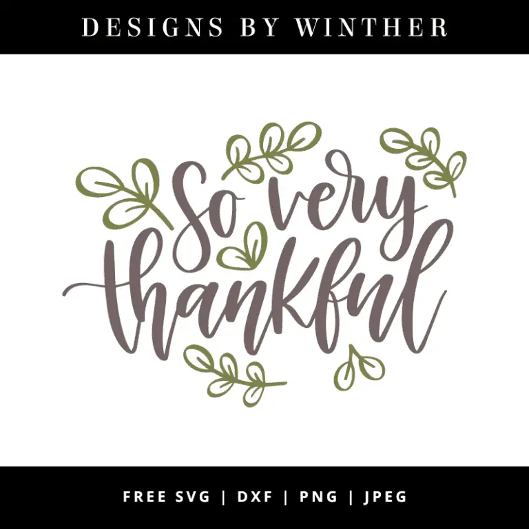 so very thankful vector art