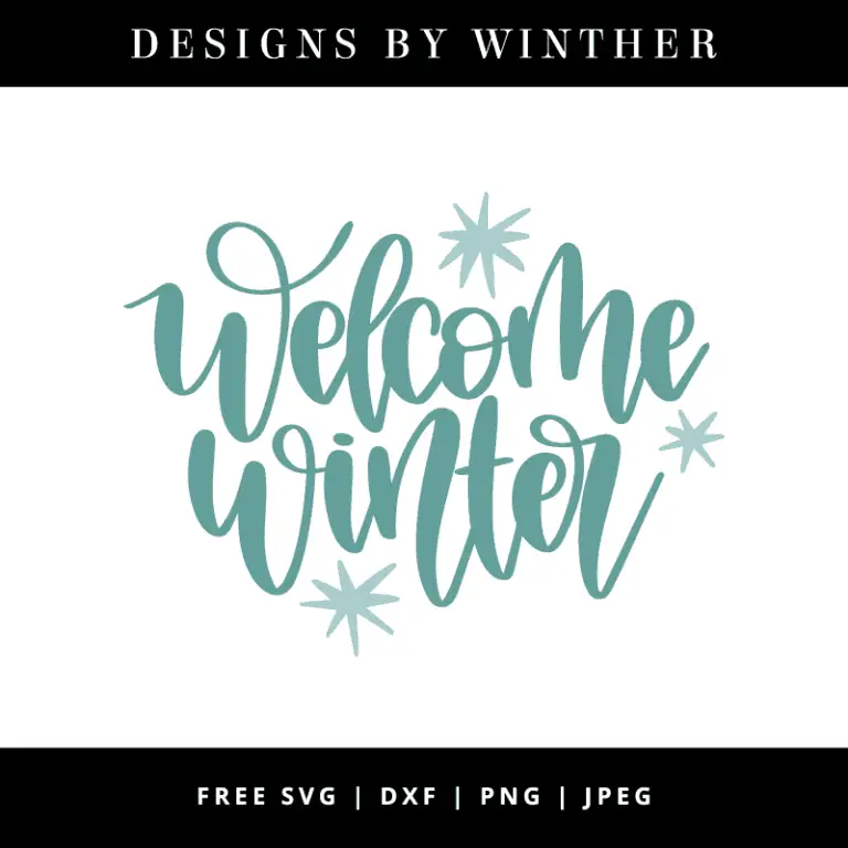 Welcome winter vector art file