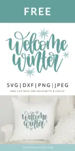 welcome winter vector clipart