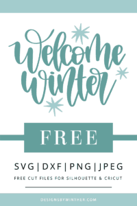 welcome winter cut file