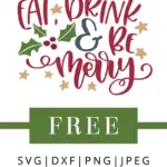 eat drink and be merry vector clipart