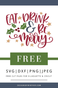 eat drink and be merry vector clipart
