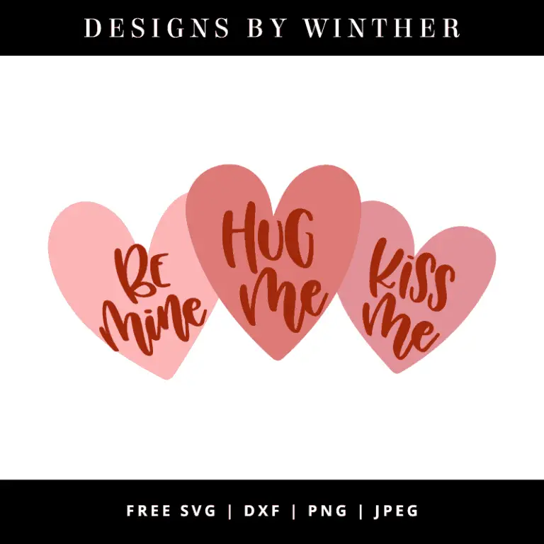 hug me kiss me be mine vector art
