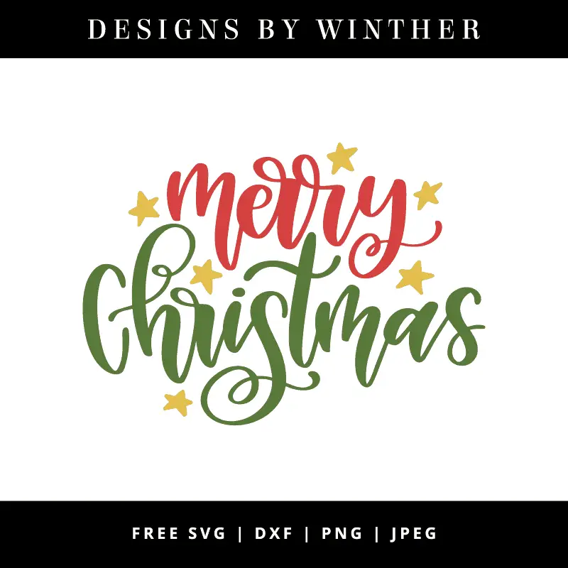 Download Free Merry Christmas Svg Dxf Png Jpeg Designs By Winther 3D SVG Files Ideas | SVG, Paper Crafts, SVG File