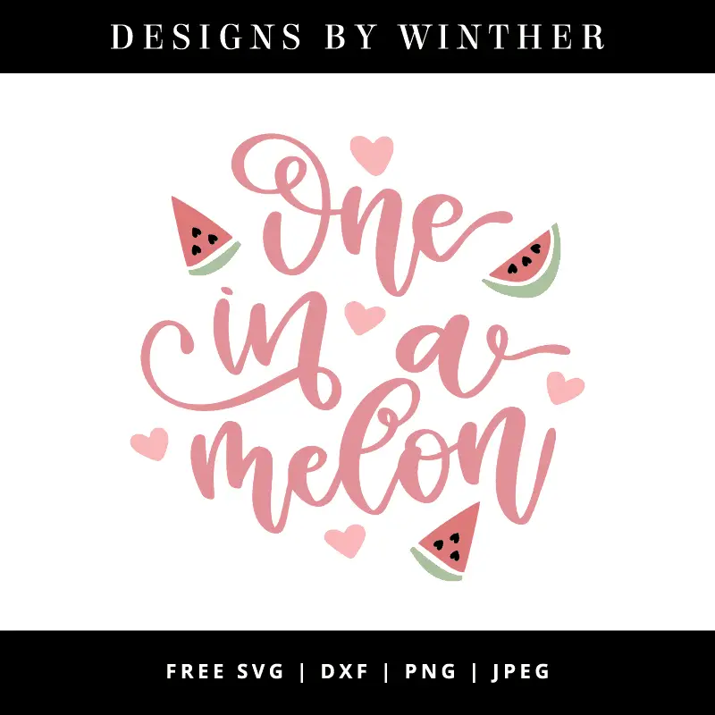 One in a melon vector art