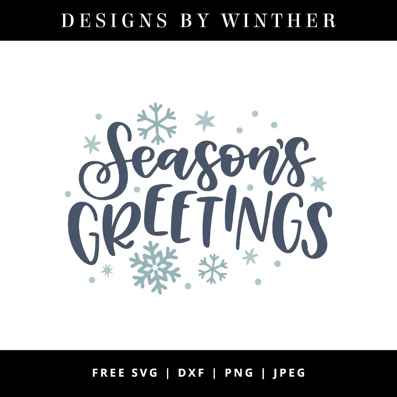 Season's greetings vector art