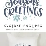 Season's greetings vector clipart