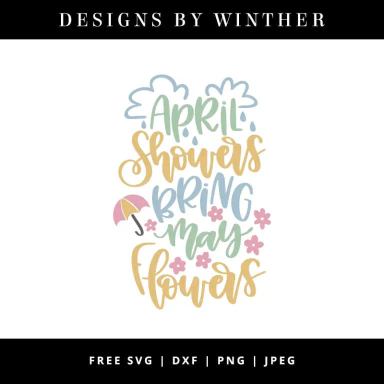 April showers bring May showers vector art