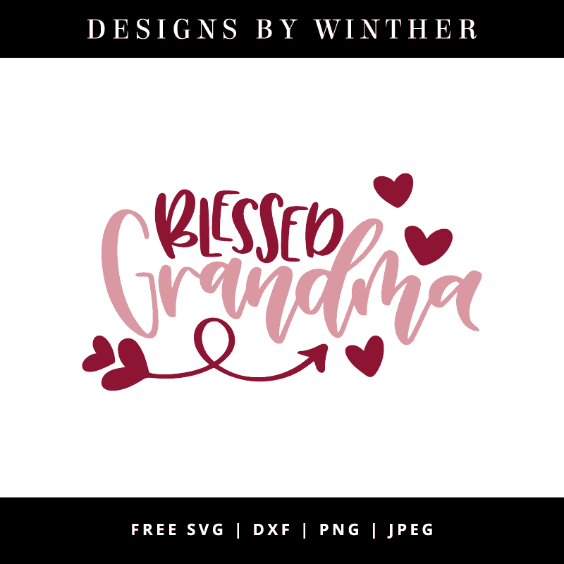 Blessed grandma vector file