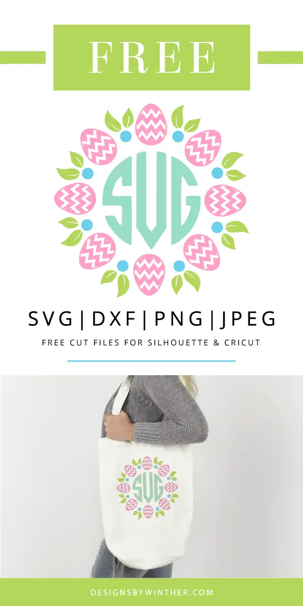 Free Easter Monogram SVG DXF PNG & JPEG Designs By Winther