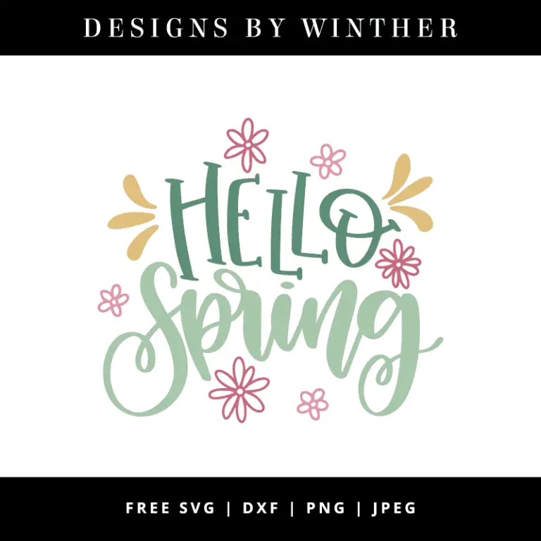 Hello spring vector clipart