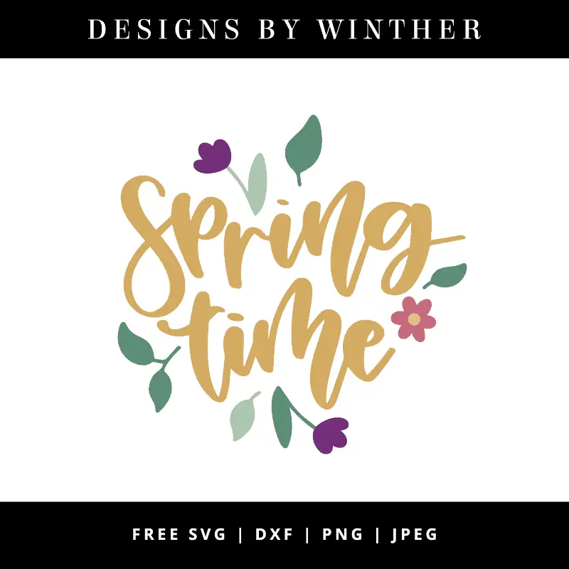 spring time vector art