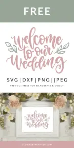 Welcome to our wedding vector clipart