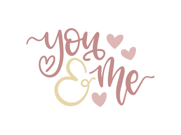 You and me vector file