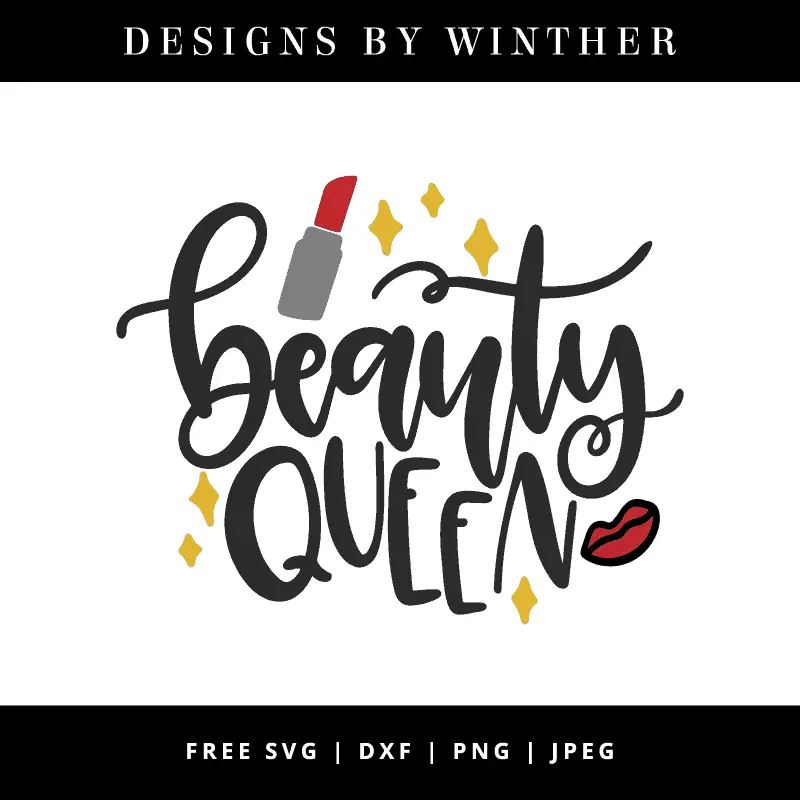 Beauty queen vector art