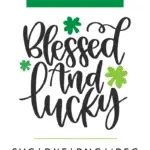 blessed and lucky vector clipart