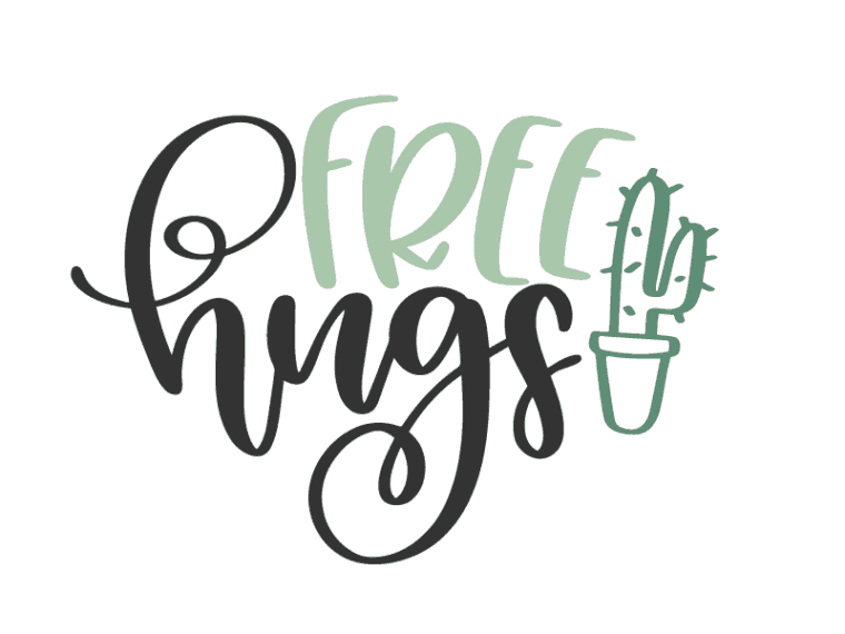 Free hugs vector