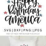 Happy birthday america clipart