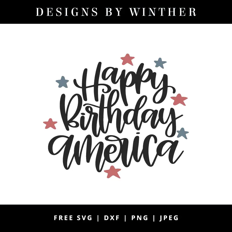 Happy birthday america vector art