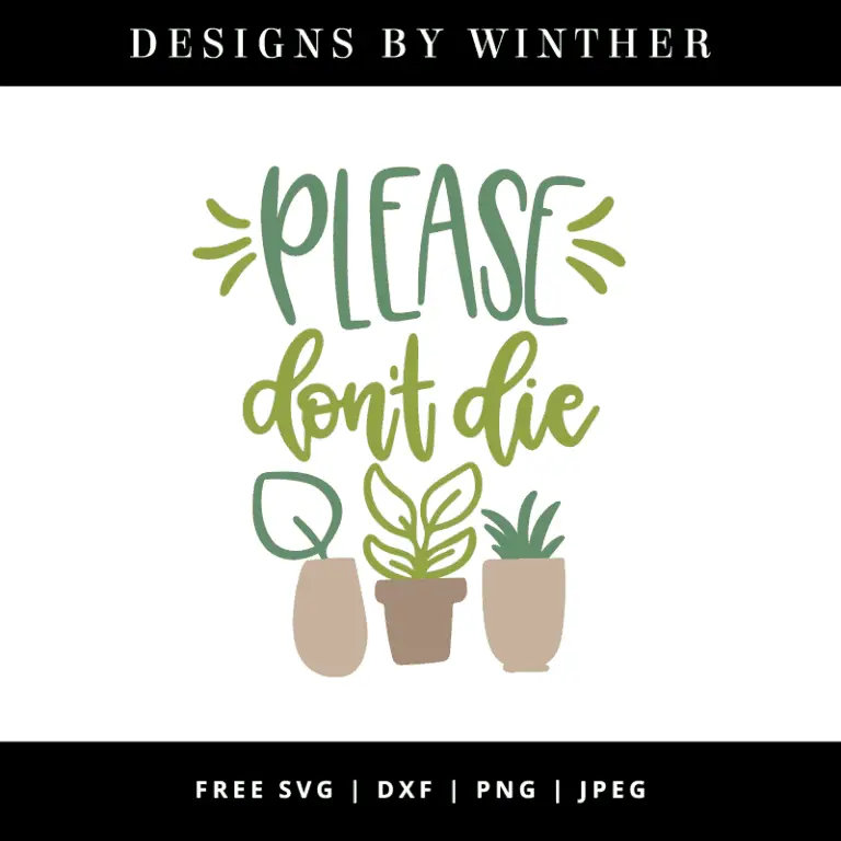 Please don't die svg vector file
