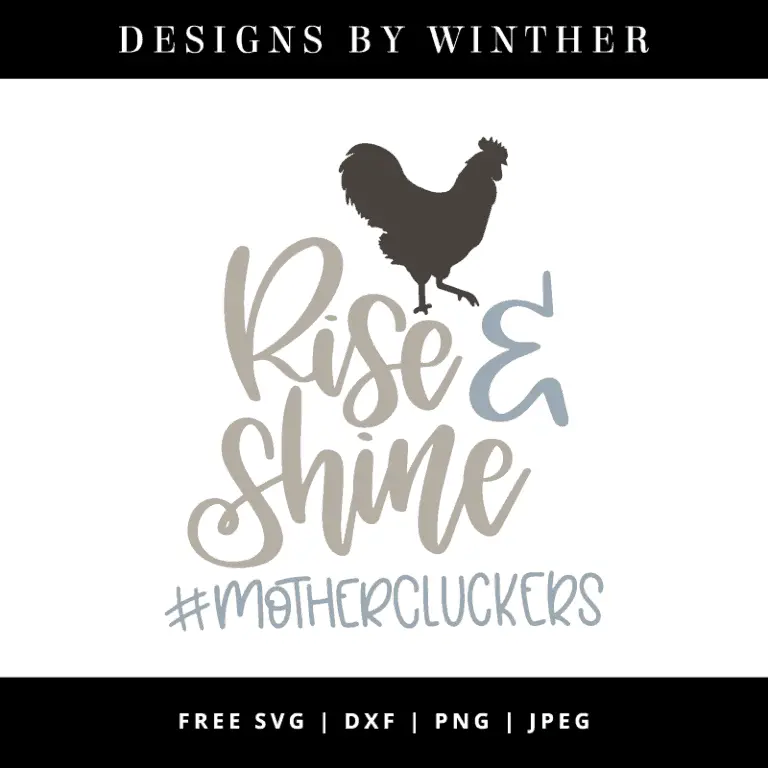 Rise and shine mothercluckers vector art