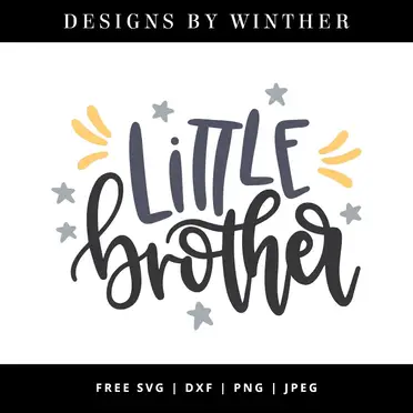 Download Free Little Brother Svg Dxf Png Jpeg Designs By Winther