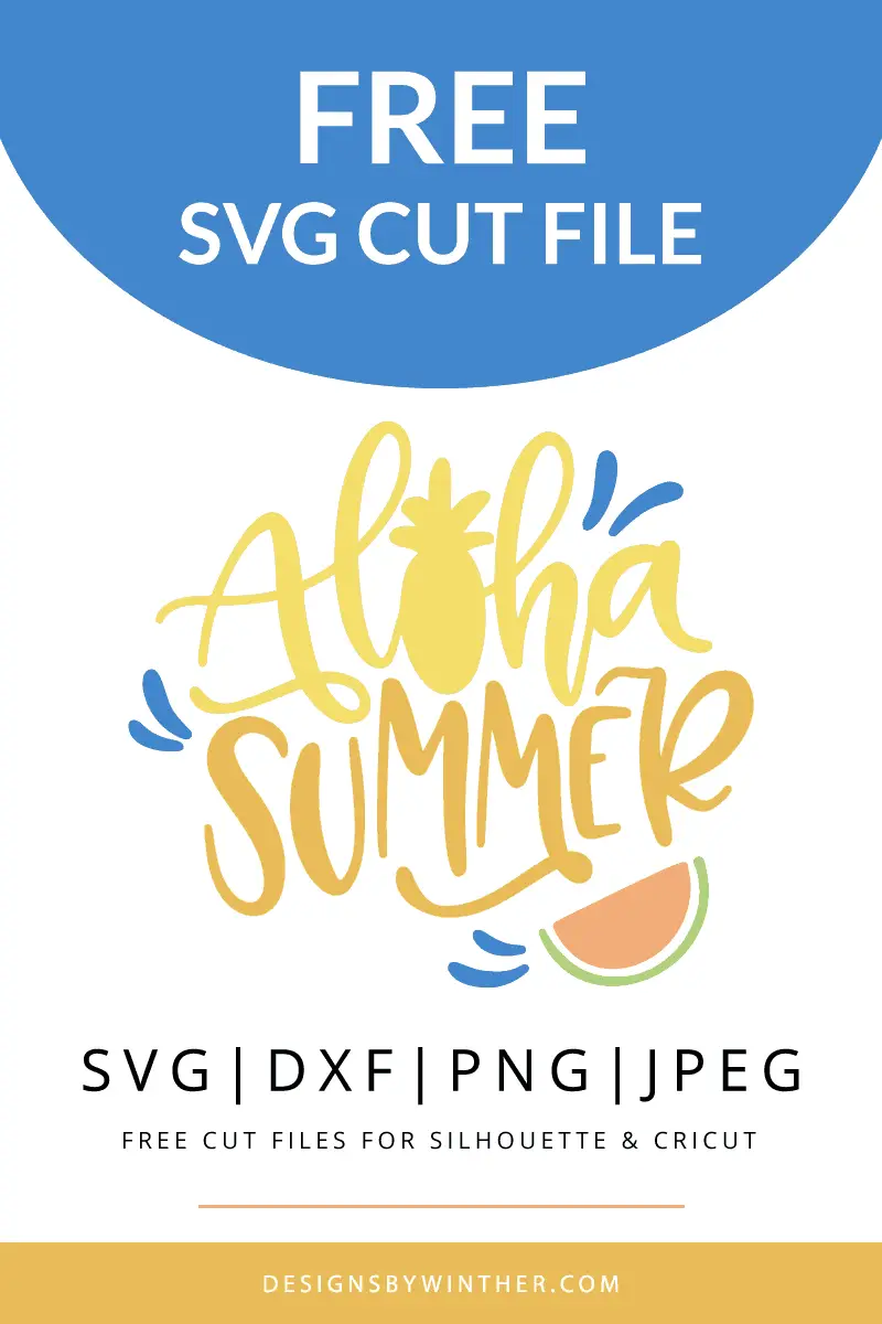 Download Aloha summer svg file for cutting machines - Designs By ...