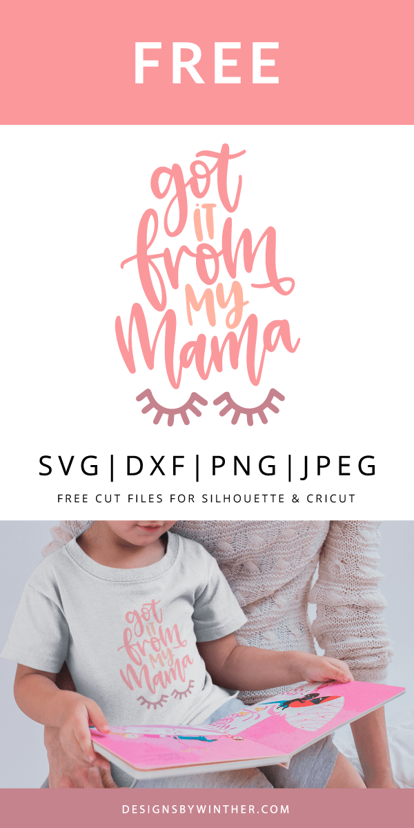 Download Free Got It From My Mama SVG - Designs By Winther