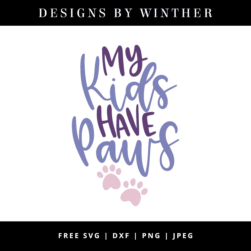 Free Free 274 My Grandkids Have Paws Svg SVG PNG EPS DXF File