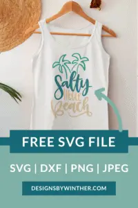 Download Free Salty Little Beach SVG - Designs By Winther