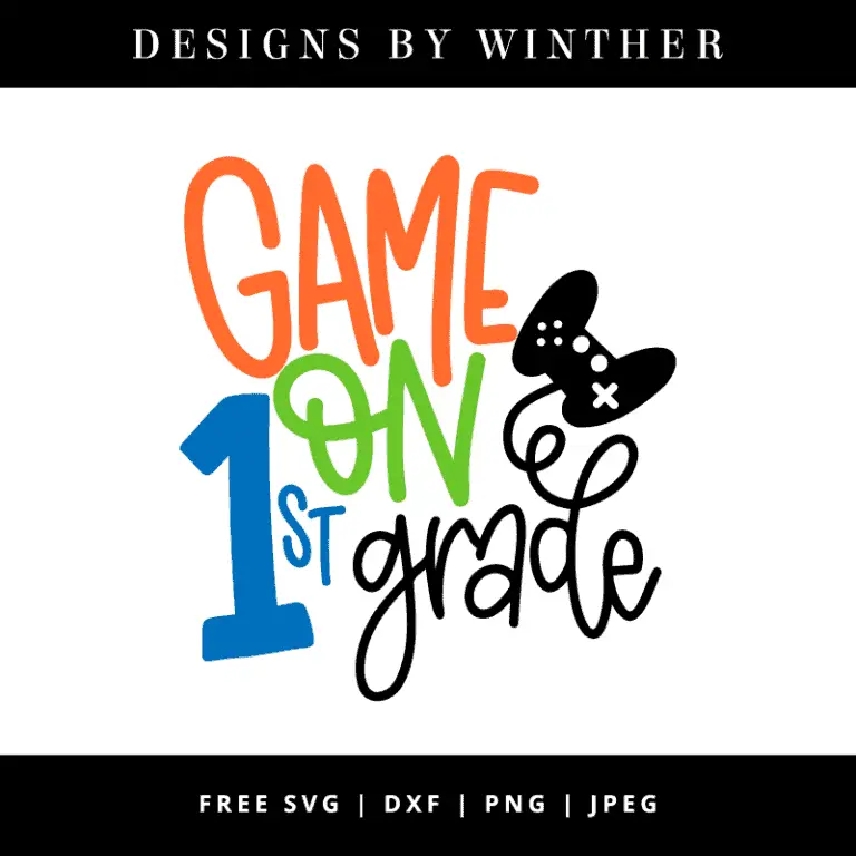 Free Game on 1st Grade SVG DXF PNG & JPEG
