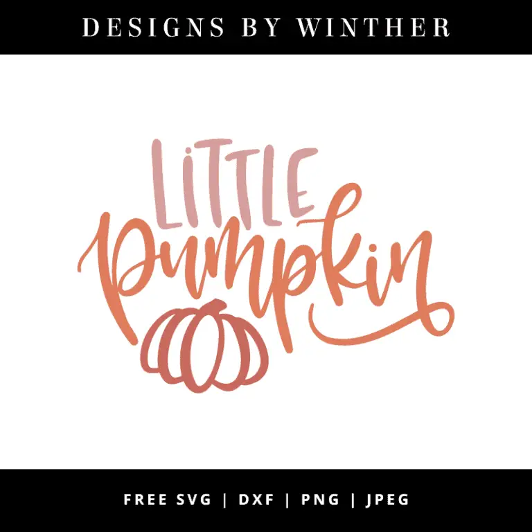 Free Little Pumpkin SVG DXF PNG & JPEG