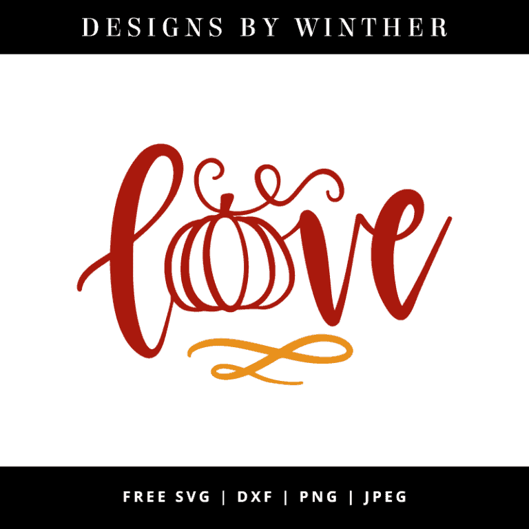 Free Love SVG DXF PNG & JPEG