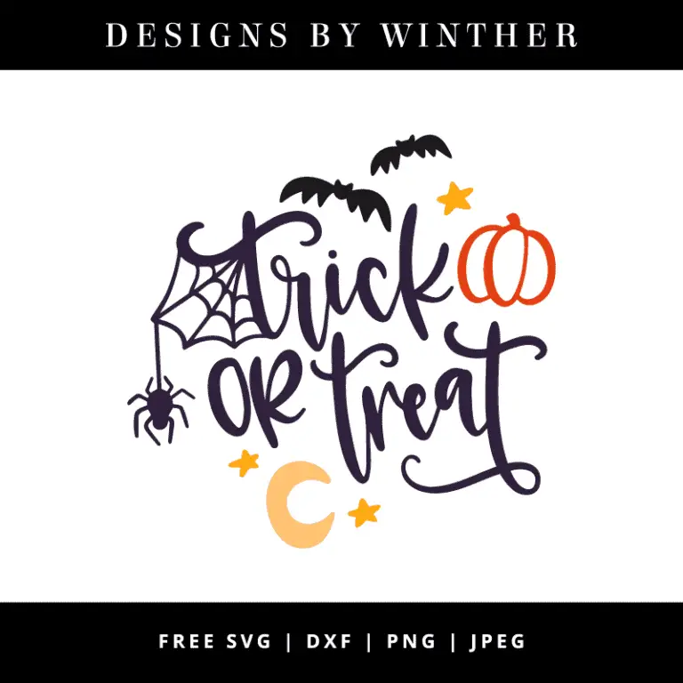 Free Trick or Treat SVG DXF PNG & JPEG