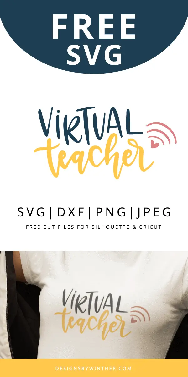 Download Free Virtual Teacher SVG - Designs By Winther