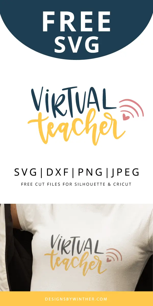 Free Virtual Teacher SVG - Designs By Winther