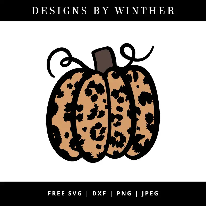 Download Free Leopard Pumpkin Svg Dxf Png Jpeg Designs By Winther