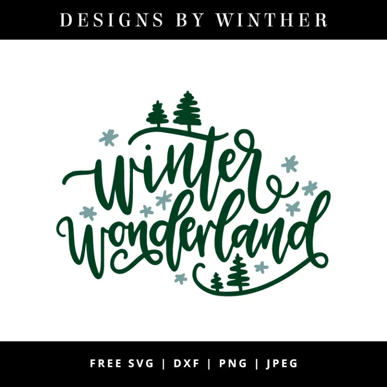 Free Winter Wonderland svg dxf png & jpeg